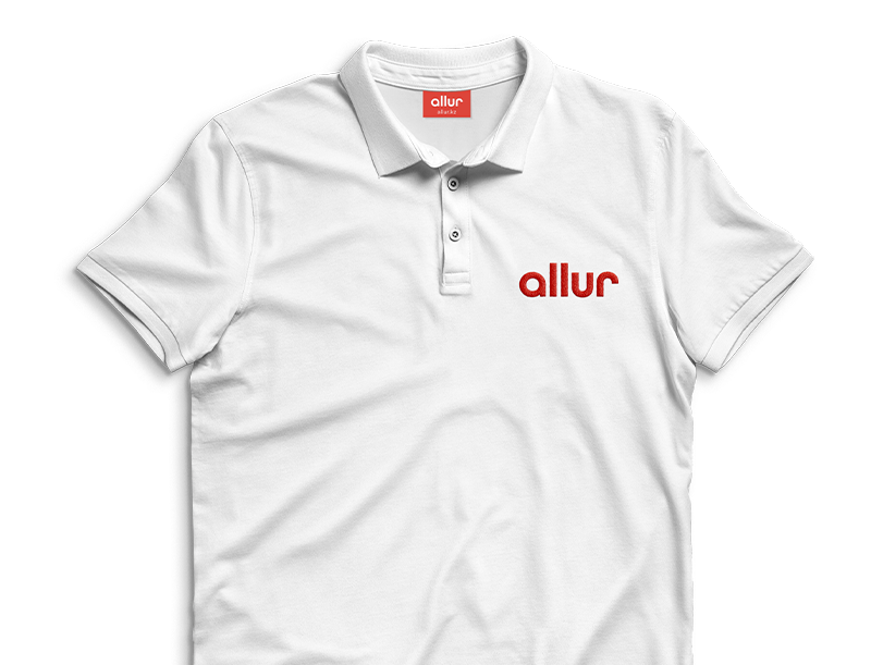 Брендированная футболка поло — Allur!